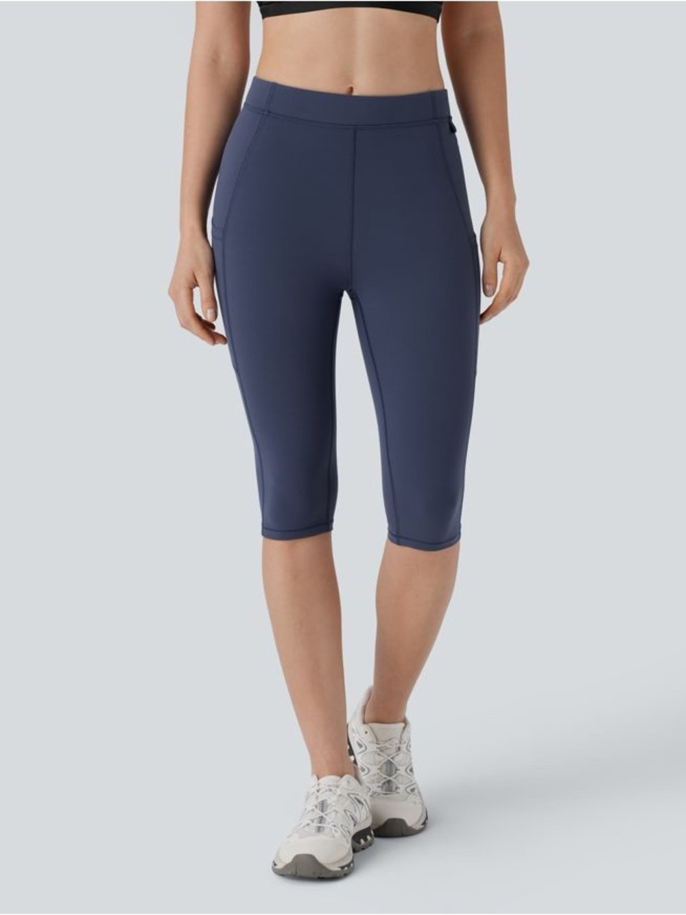 NWT HALARA UltraSculpt High Waist Pocket Hiking Cropped Leggings Small Petite